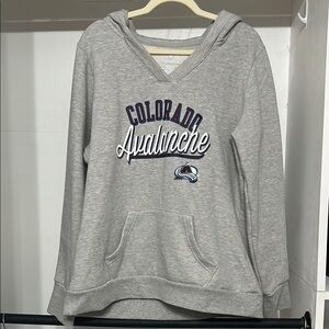 Fanatics Gray Colorado Avalanche Oversized Hoodie